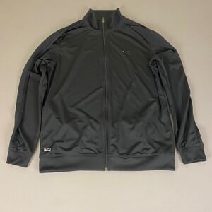 Nike‎ Performance Jacket Men's  XXL Black Full Zip Athletic Training Breathable
